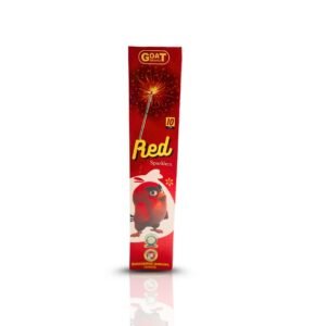 10 Cm Red Sparklers – 1 Box