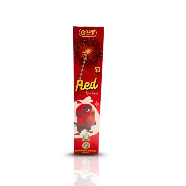 10 Cm Red Sparklers – 1 Box