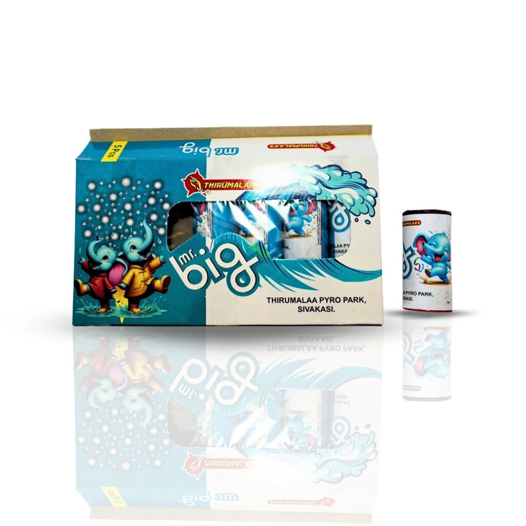 Mr Big crackers, fancy fountains, blue spark flower pots, sound fountains